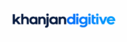 khanjan digitive blue wordmark